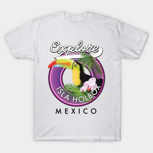 Isla Holbox Mexico travel patch. T-Shirt